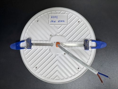 9/24/36W แผงไฟ DOB แบบไม่มีกรอบแบบฝังฝ้า, เหล็ก + pp